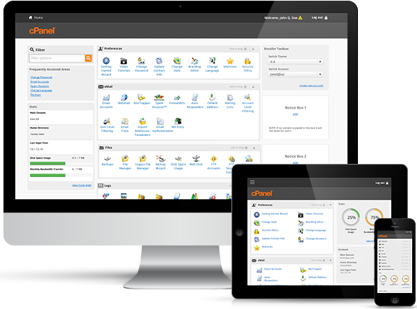 WHM cPanel